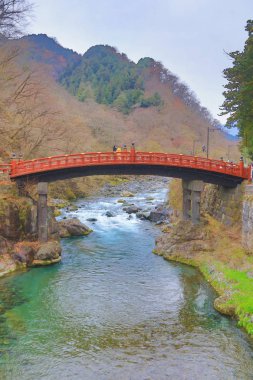 shinkyo bridge içinde nikko, Japonya