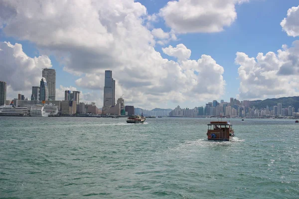 ベルチャー湾、香港のビクトリア ・ ハーバー — ストック写真