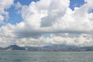 Sezon görünüm Belcher Bay, hong kong sonbahar