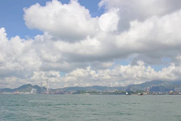 Belcher Bay, Victoria Harbour em Hong Kong — Fotografia de Stock