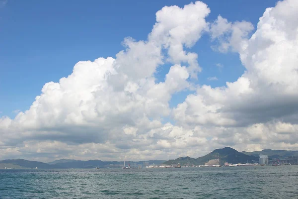 秋天视图的卑路乍湾，香港 — 图库照片