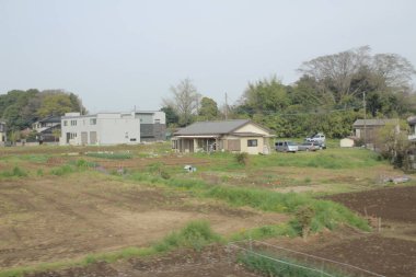 kırsal trenle görünümünü 