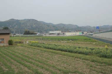 kırsal trenle görünümünü 