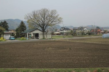 kırsal trenle görünümünü 