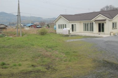 kırsal trenle görünümünü 