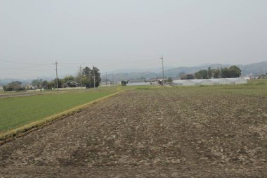 kırsal trenle görünümünü 