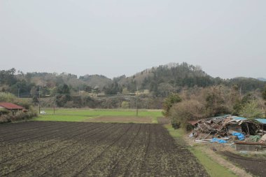 kırsal trenle görünümünü 