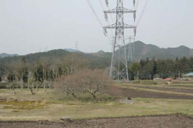 kırsal trenle görünümünü 