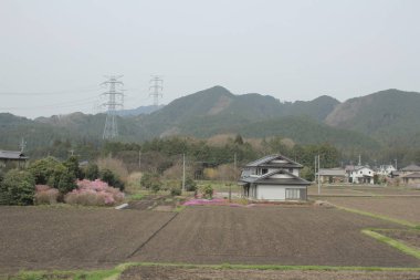 kırsal trenle görünümünü 