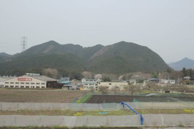 kırsal trenle görünümünü 