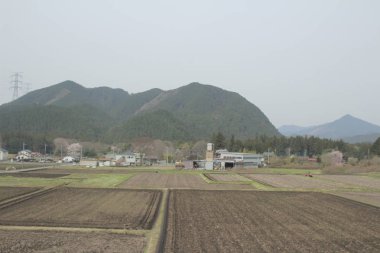 kırsal trenle görünümünü 