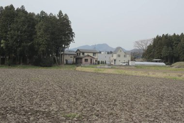 kırsal trenle görünümünü 