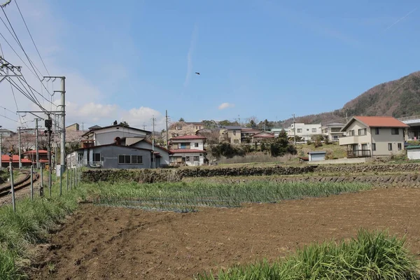 Shimo Yoshida kerületek a Yamanashi — Stock Fotó