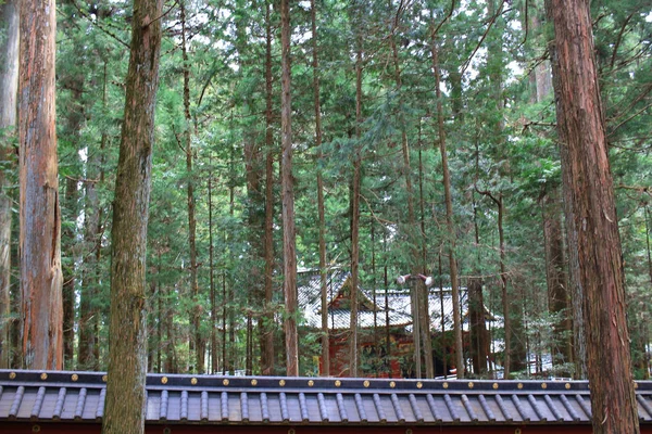 Das Dach bei nikko toshogu-Schrein — Stockfoto