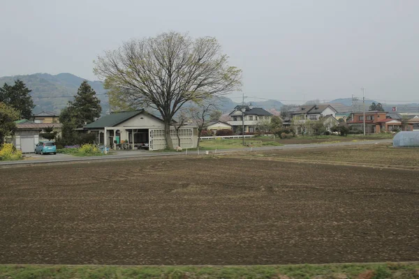 kırsal trenle görünümünü 