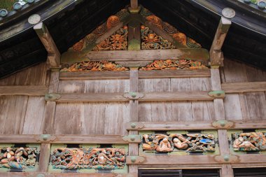 Toshogu tapınak Nikko, Japonya, üç bilge maymunlar