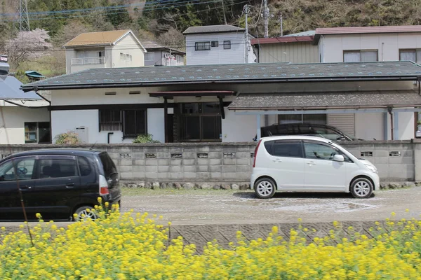 Yamanashi 'de açık havada park yeri