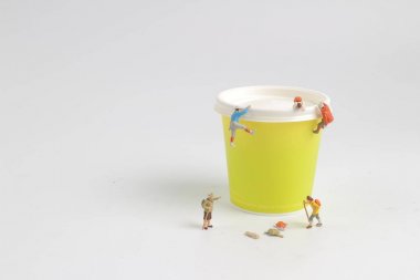 şekil alay tırmanmak kağıt bardak