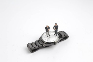 nöbet ayakta iş adamı şekil