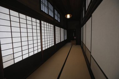 Geleneksel Japon sürgülü kapı Shoji