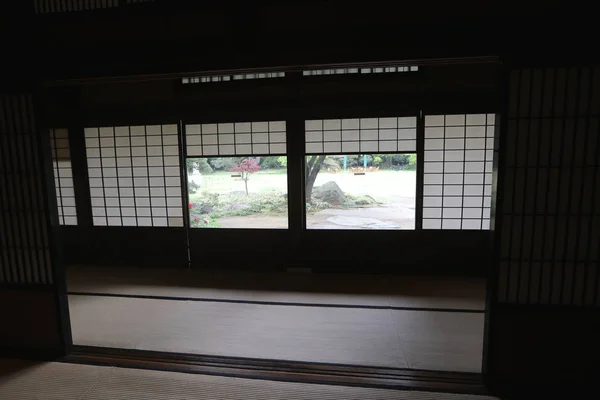 A velha casa iwasaki de casa de estilo japonês — Fotografia de Stock