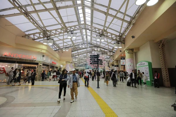 El interior en la estación de Ueno en 2016 — Foto de Stock