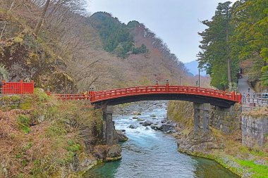 shinkyo bridge içinde nikko, Japonya