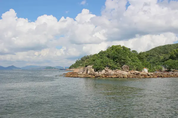 一天时间查看硫磺海峡，港元 — 图库照片