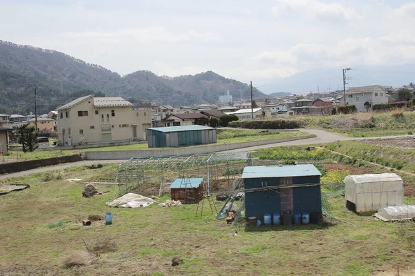 Landsbygden på Yamanashi, japan — Stockfoto