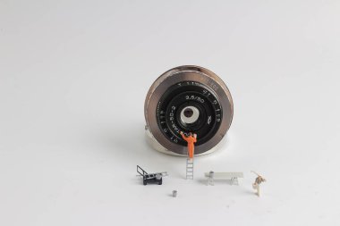 Şekil stand merdiven silmek ve temiz len