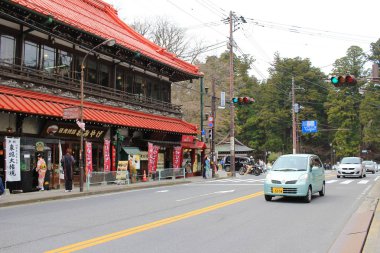 Nikko 'da sokak manzarası