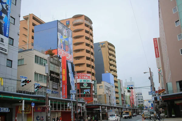 Tennoji district straatmening — Stockfoto