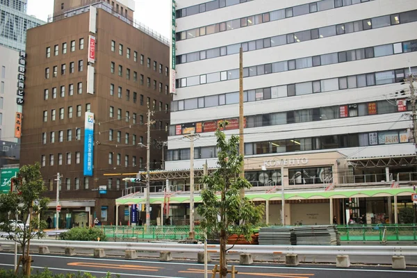 Distrito de tennoji, osaka japón vista a la calle — Foto de Stock