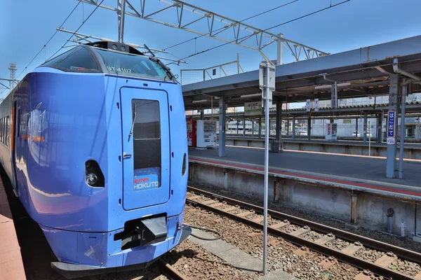Vlaky mezi Sapporo a Hakodate, v Hakodate — Stock fotografie