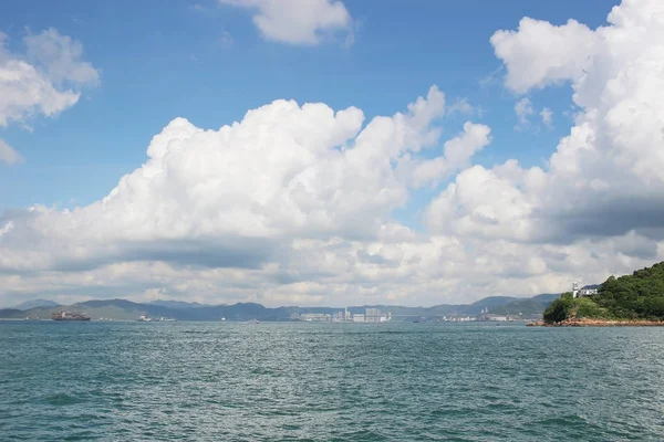 香港島の西にグリーン島島 — ストック写真