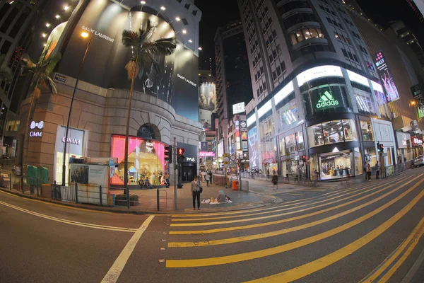 Queens Road, centrale, Hong Kong 2017 — Foto Stock