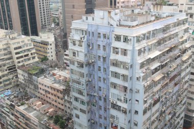 Hennessy yol Cwb Wan Chai için şehir görünümünü