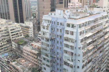 Hennessy yol Cwb Wan Chai için şehir görünümünü