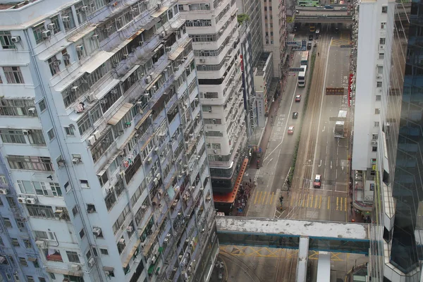 City view of Hennessy Road  CWB to Wan Chai — Stock Photo, Image