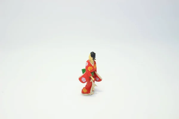 Modelo de la figura de estilo japonés en el tablero — Foto de Stock