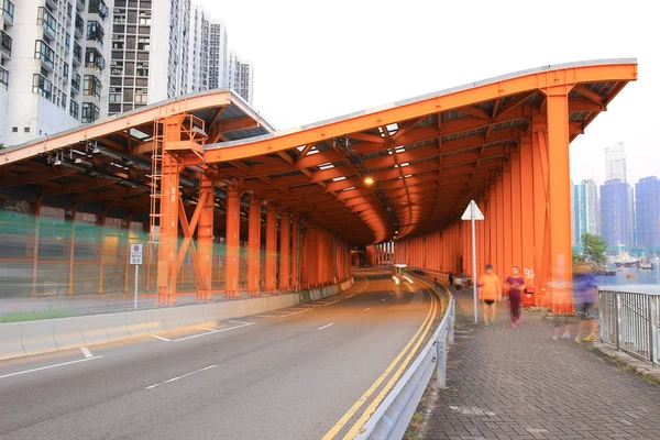 Hoi On Rd Tsuen Wan a Hong Kong — Foto Stock