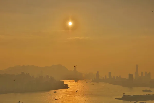 Vue de la colline noire du hong kong 2017 — Photo