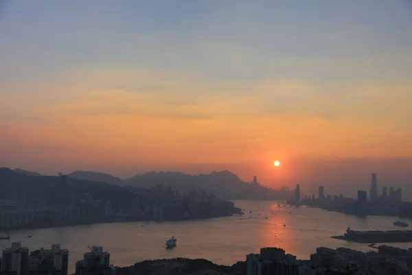 Île de Hong Kong à Hong Kong, Chine . — Photo