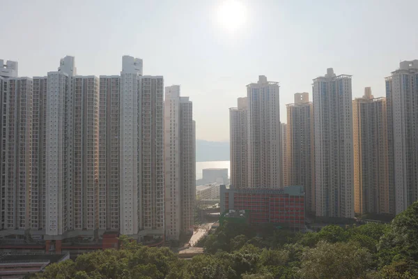 Yau Tong casa pública em hong kong — Fotografia de Stock