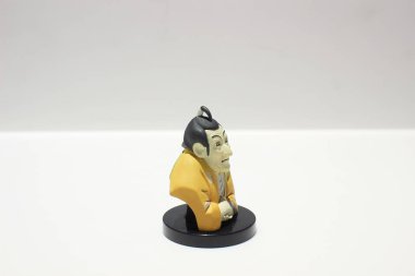 Tahtadaki Japon stili figürün modeli