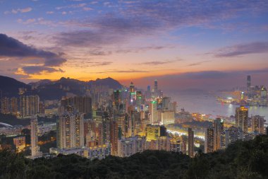 Efendim Cecil'in Ride, İskoç Hill, gün batımı görünümü