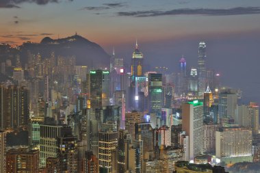 Efendim Cecil'in Ride, İskoç Hill, gün batımı görünümü