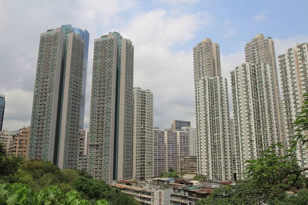 Edifício de apartamentos chique em Hong Kong — Fotografia de Stock
