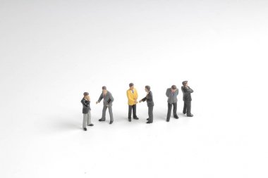 eğlenceli küçük işadamları grubu