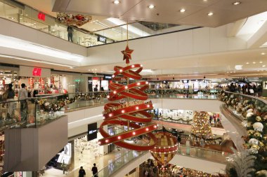  Noel ağacı Festivali yürüyüş alışveriş merkezinde 2017